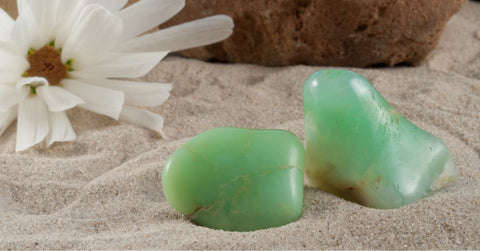 Green Chrysoprase Crystals