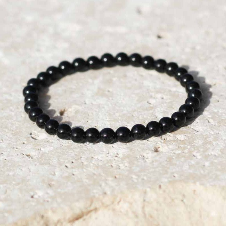Larimar & Black Tourmaline bracelet - natural larimar bracelet - healing  crystal bracelet … | Crystal healing bracelets, Black tourmaline bracelet,  Nature bracelets
