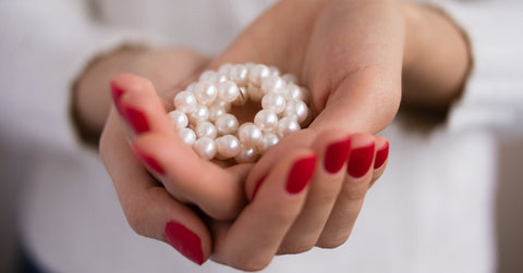 Pearls in Female Hands
