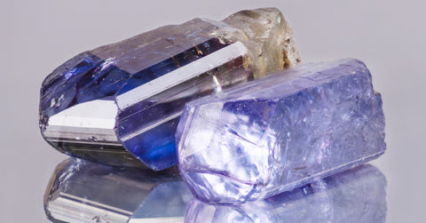 Tanzanite crystals