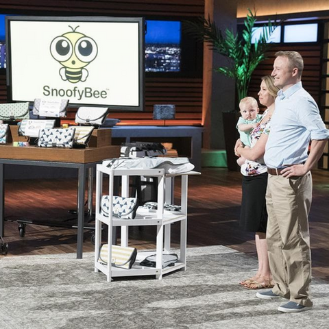 The Playtime Changing Pad was featured on Shark Tank Season 9, Episode 8