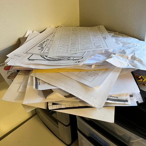 pile of papers