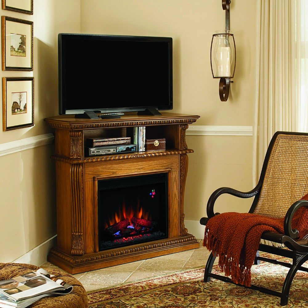 Buy Online Classic Flame Corinth Electric Fireplace Mantel Premium