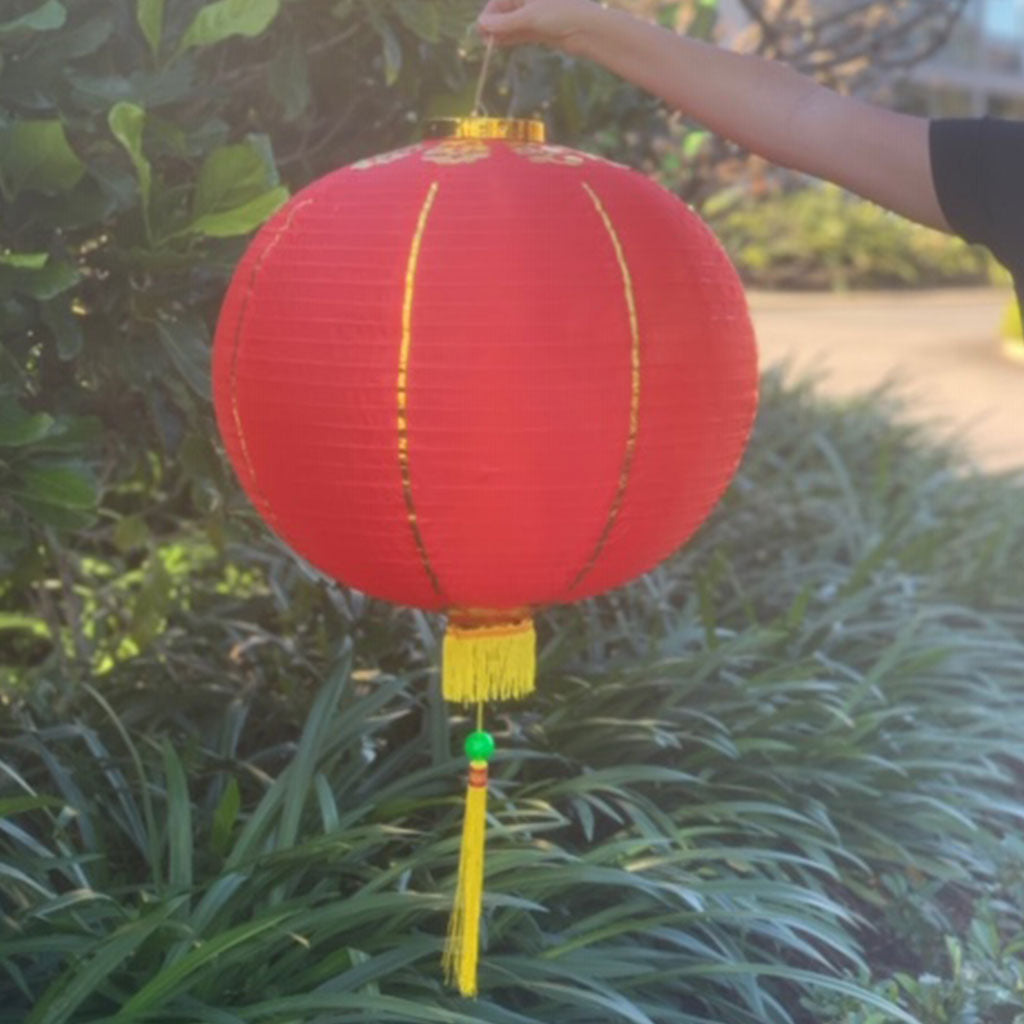 huge paper lanterns