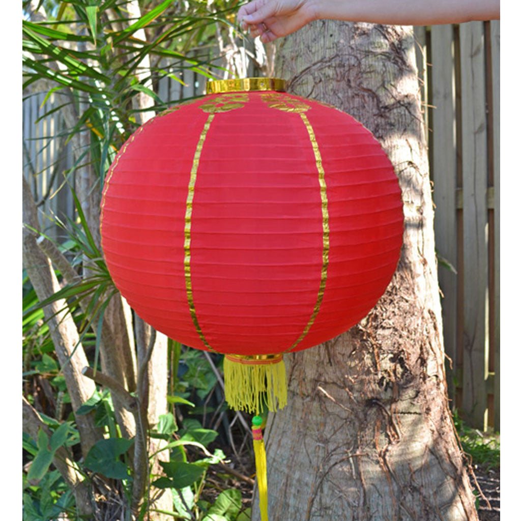 large red paper lanterns