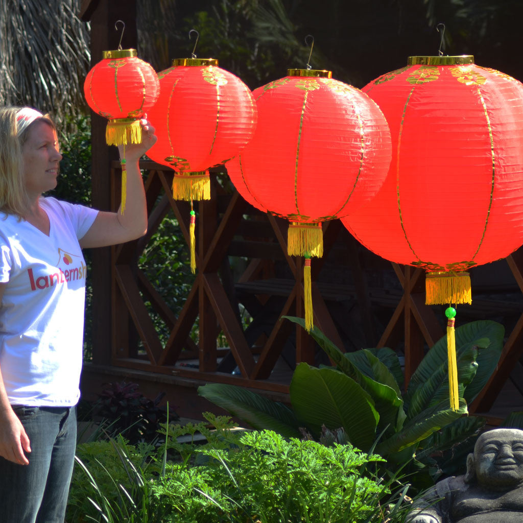 big chinese lanterns