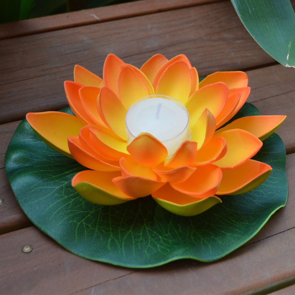  Floating Lotus Flower  candle Floating  Lanterns 