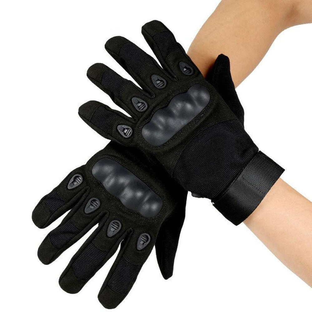 fingerless gloves with knuckle protection