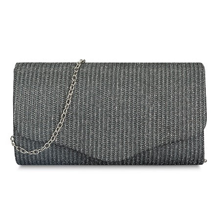 pewter evening clutch