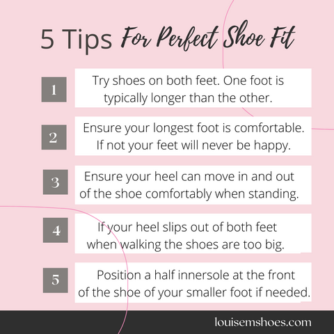 5 Tips for Perfect Shoe Fit