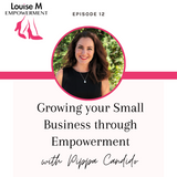 Louise M shoes Empowering women series with The Little Bar Cart's Pippa Candido