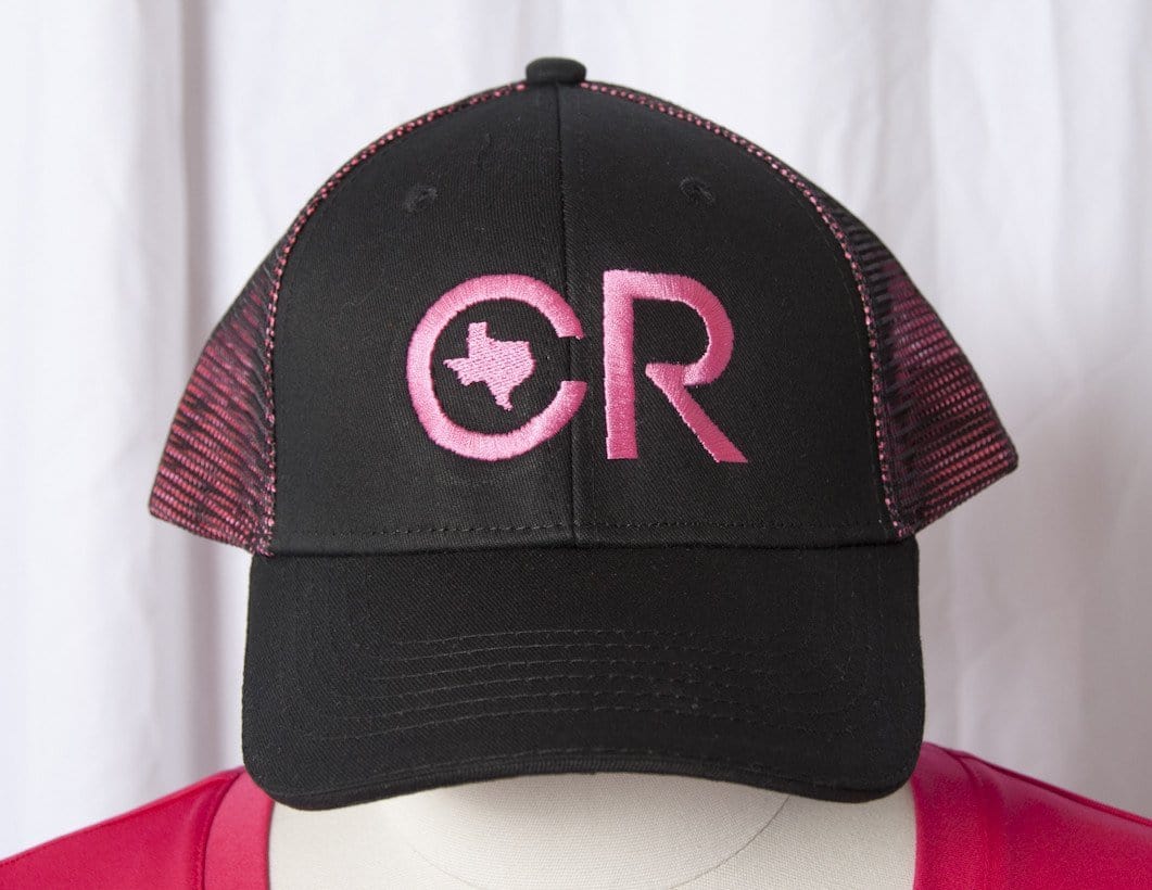Buy CR Ranchwear Black with Pink Mesh Snap Back Hat at CR RanchWear for ...