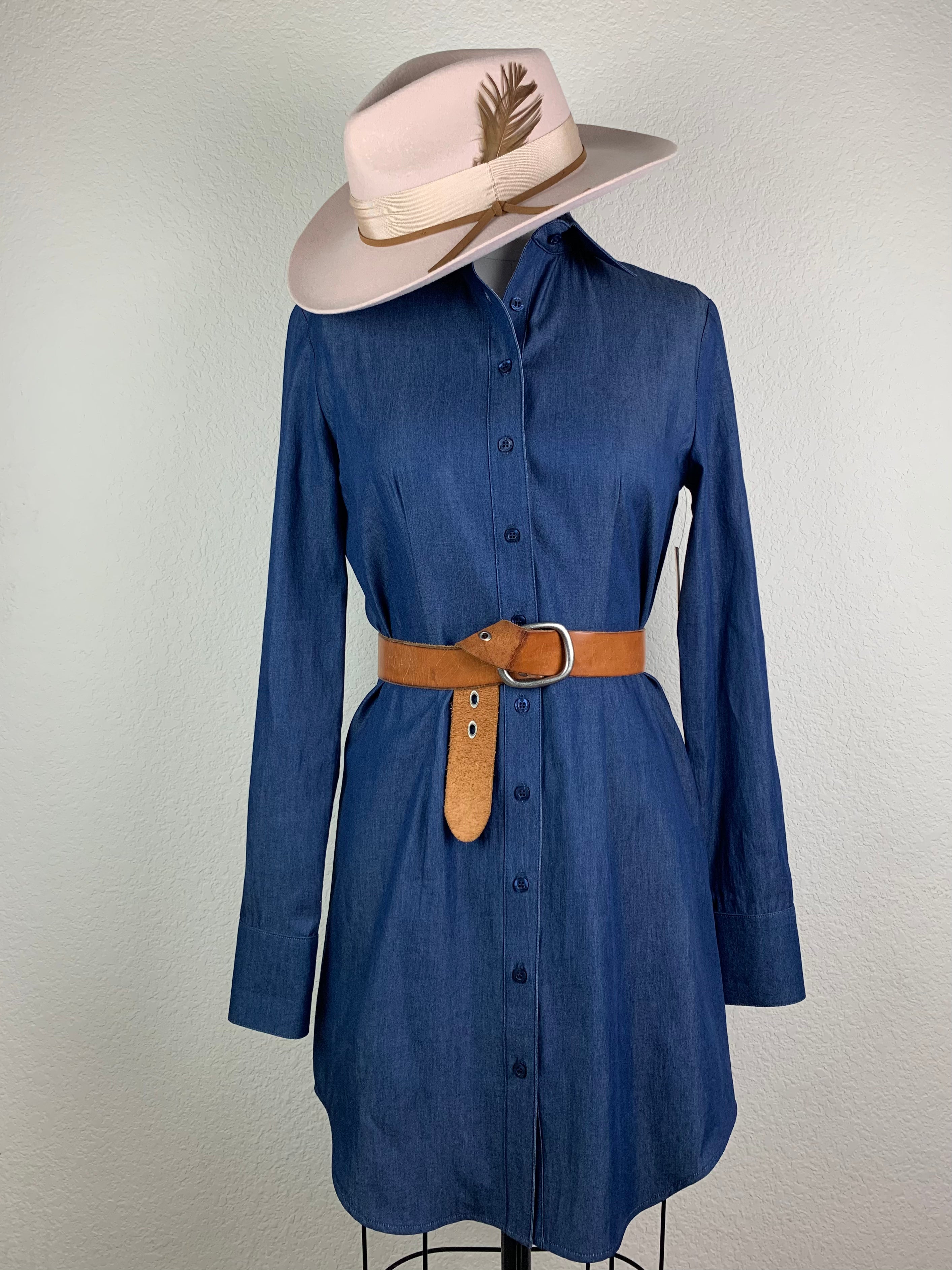 CR Signature Western Dark Denim Dress