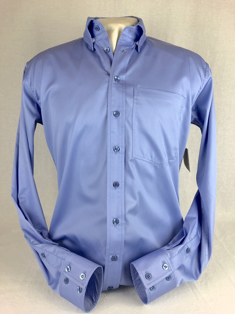 Buy Men's CR Western Pro Periwinkle Cotton Sateen at CR RanchWear for ...