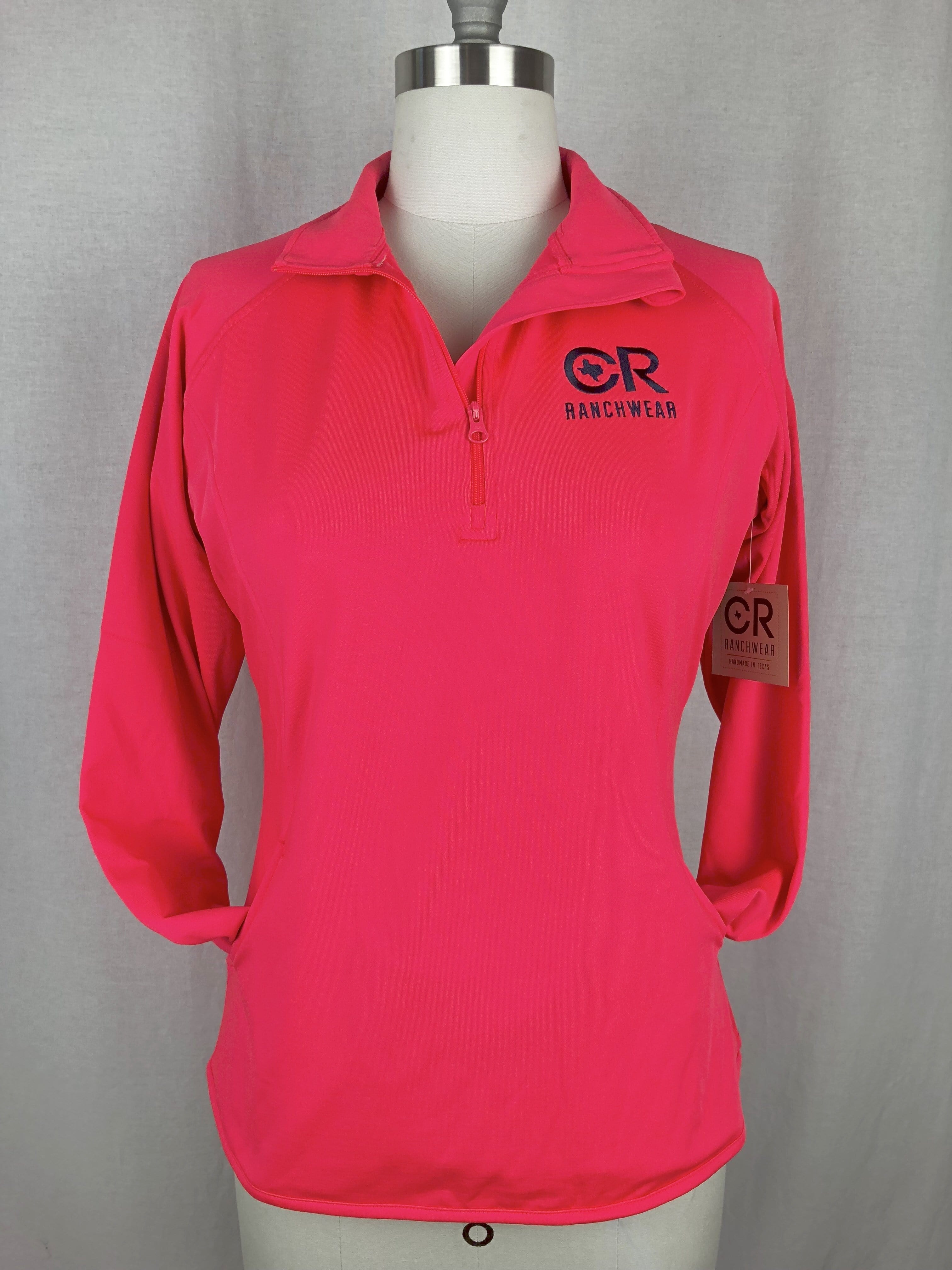 Buy CR Women's Hot Coral 1/4 Zip at CR RanchWear for only $48.00