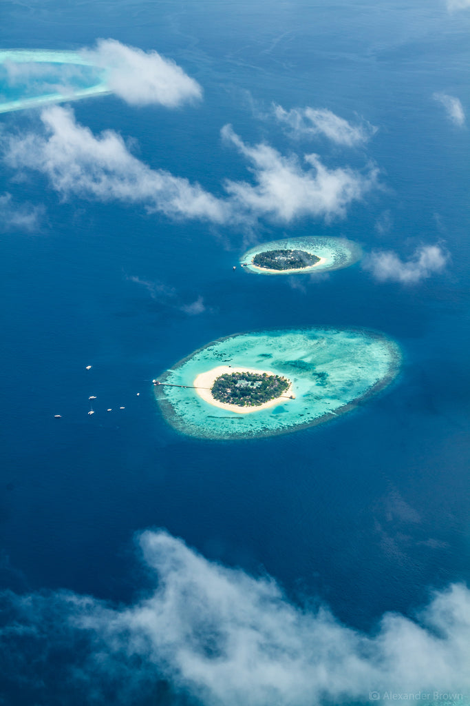 Maldives - Sea plane view