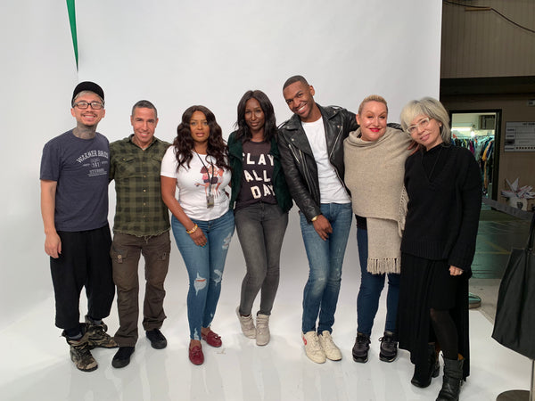 The crew behind the scenes for the daytime television show The Real