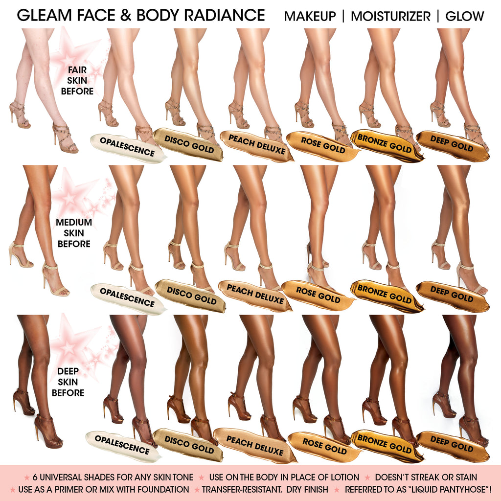 Gleam Girl Body Radiance Travel Glow Kit - Gleam Body Radiance ...