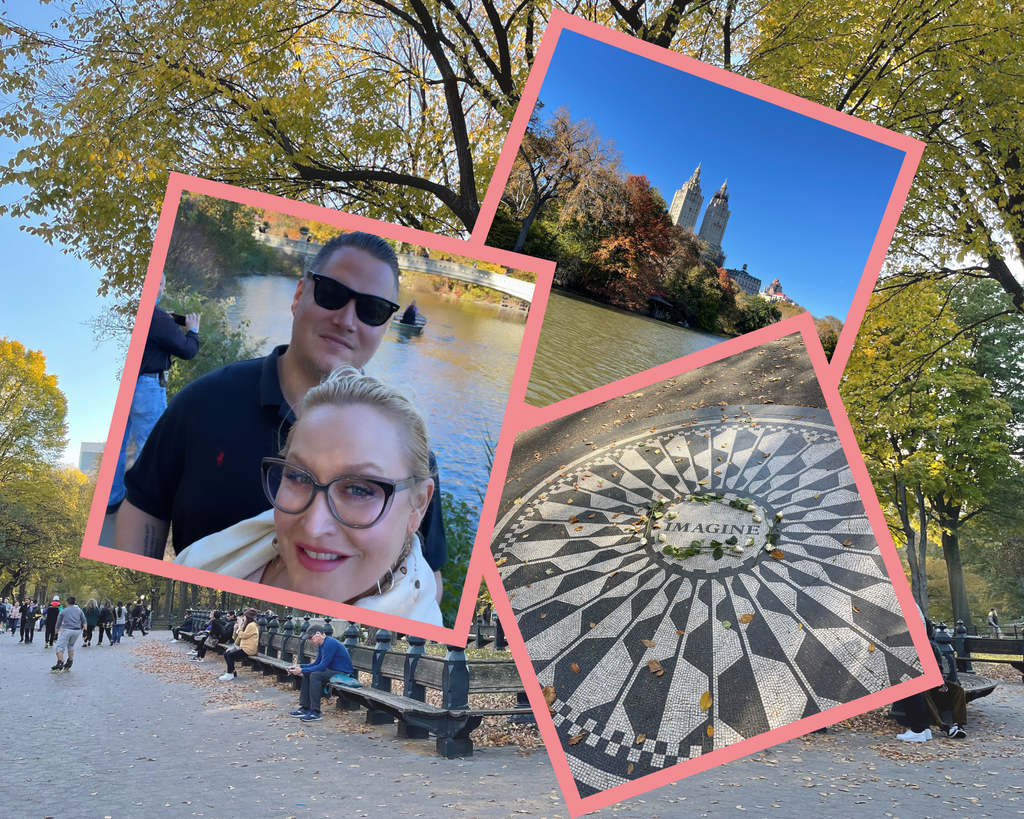 Nick and Melanie in Central Park NYC