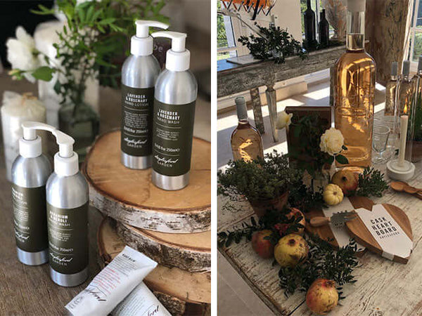 A selection of wines and products where presented at the Orangery Room. 