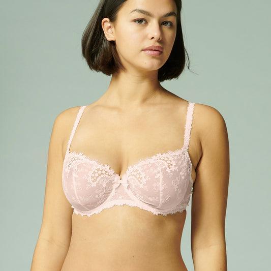 Simone Perele Wish Half Cup Bra Coral