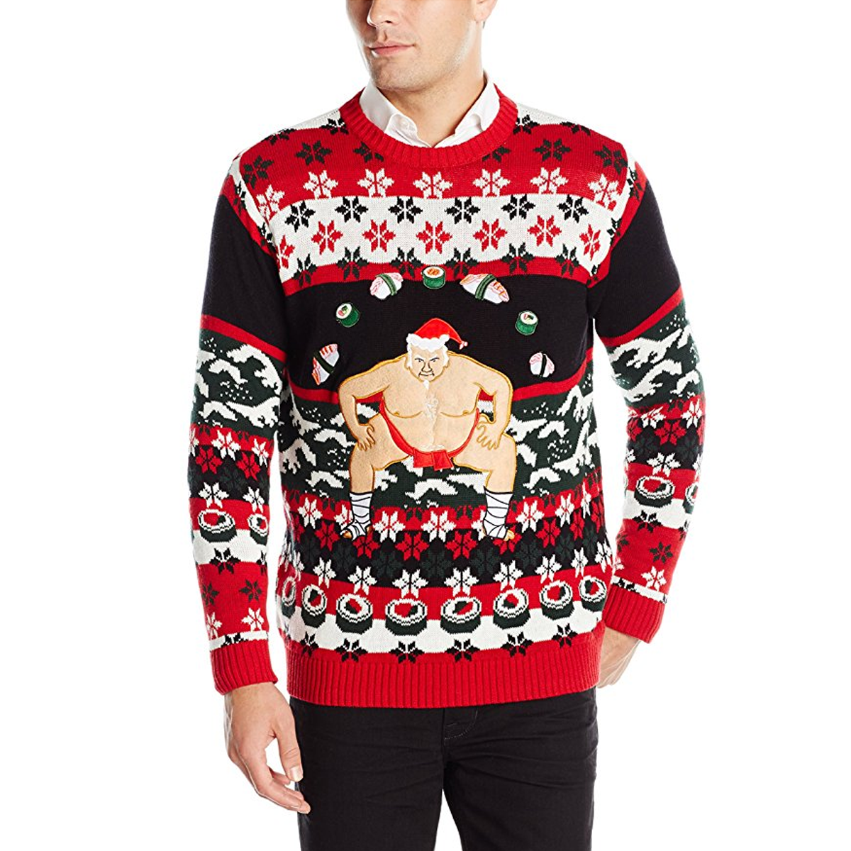 The Ugly Christmas Sweater goes off the chart at Holidayfury.com. Santa ...