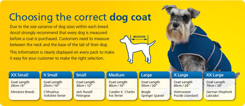 Dog Coat Measurement Chart