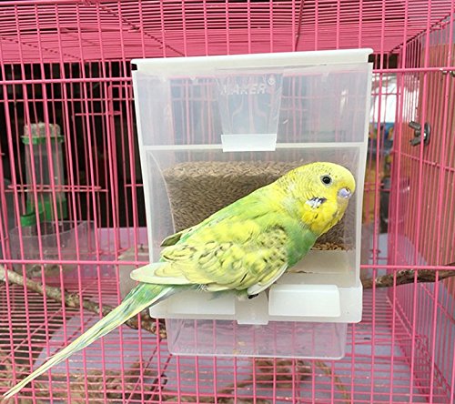 Parrot Automatic Feeder No Mess Bird Feeder Cage Accessories For