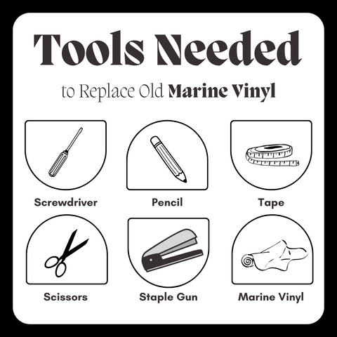 Tools Required to Replace Old Marine Vinyl - MarineVinylFabric