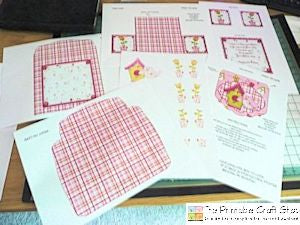 printable sheets for gatefold envelope card kit