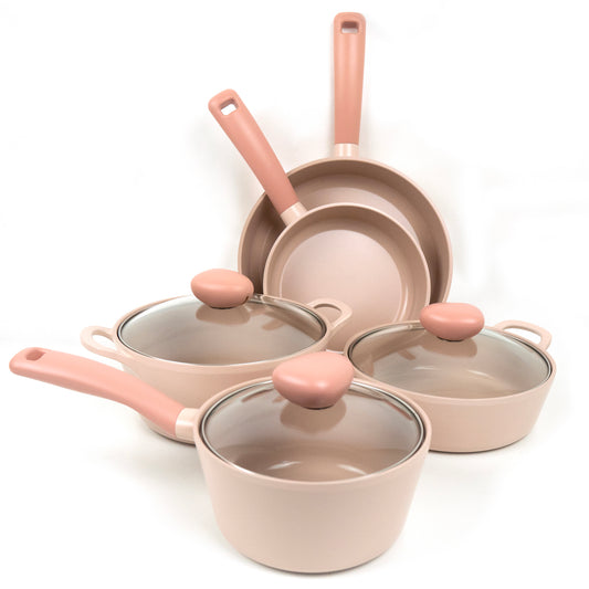 Neoflam Retro 5 PCS Cookware Set (Pink) – Concord Cookware Inc