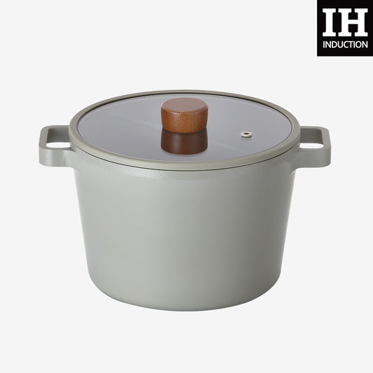 FIKA 2.7QT Stock Pot, Glass Lid (8.7/ 22cm)