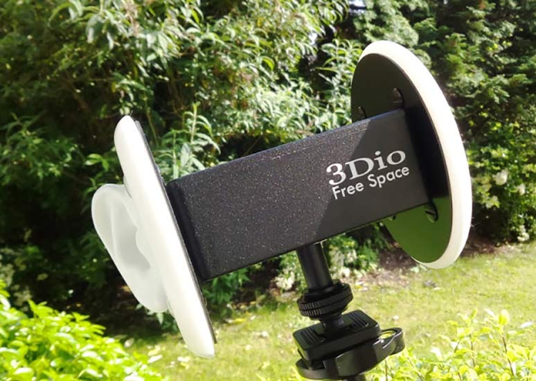 Image of a 3Dio Free Space binaural microphone.
