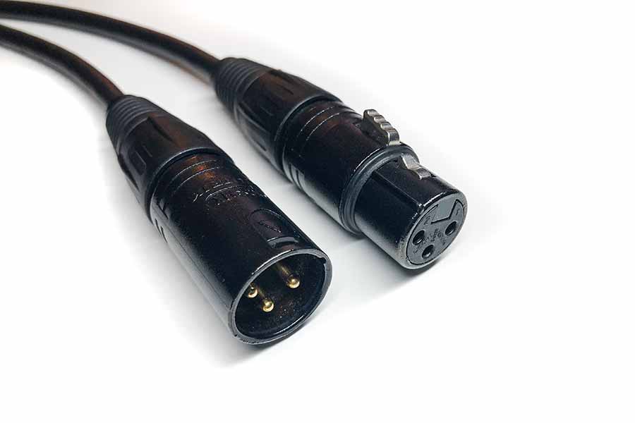 3-pin Male & Female XLR Connectors