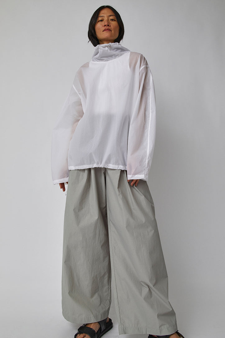 Amomento Sheer String Anorak in White