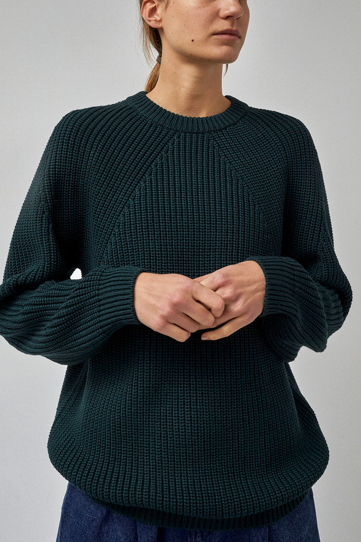 半額】 ＜BATONER＞ SUPERSOFT KNIT NECK CREW ニット/セーター