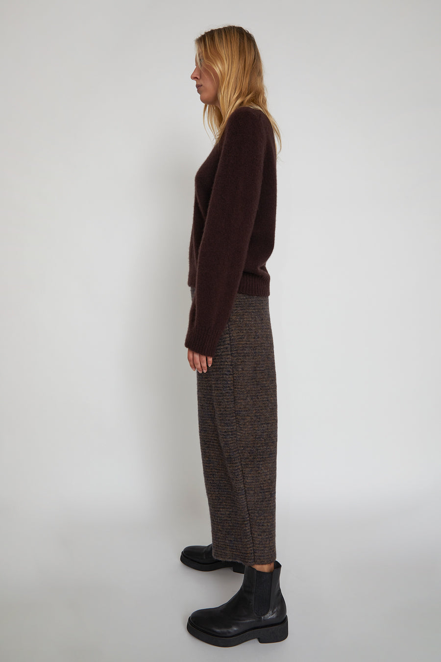 Boboutic Il Feltro Pant in Mix Brown and Blue