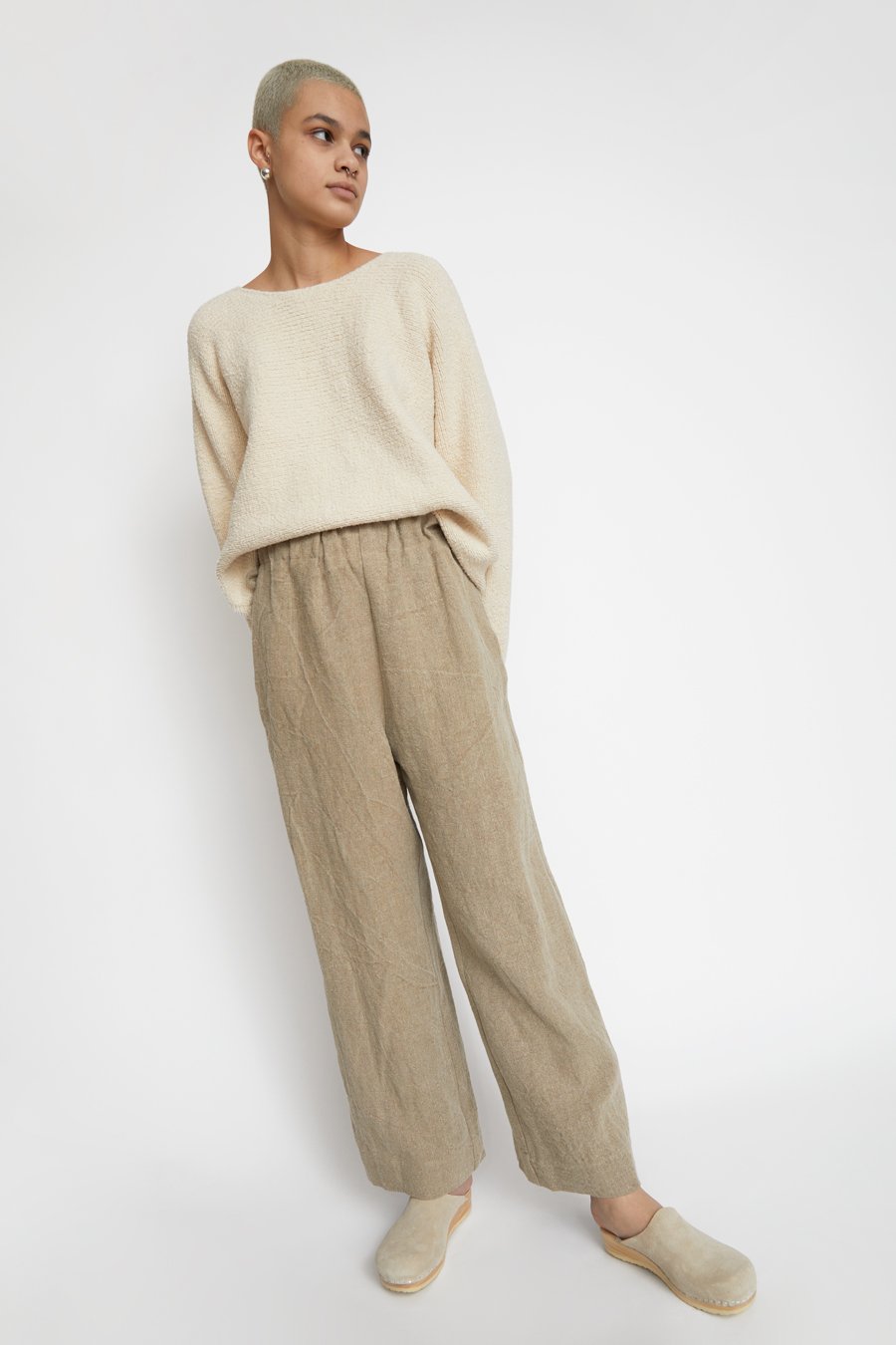 Lauren Manoogian Burlap Pants in Natural