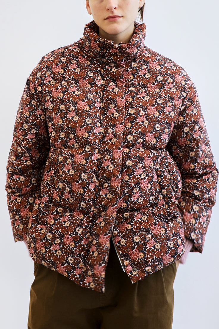 AMOMENTO FLOWER QUILTED VELVET ジャケット | finiscapital.com