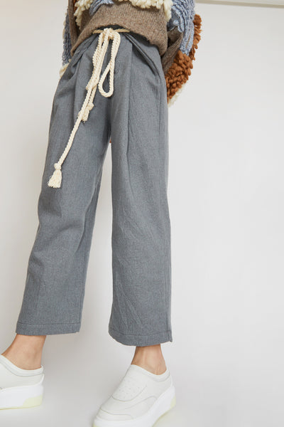 Atelier Delphine Parachute Pant in Neutral Grey