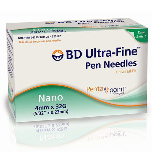  Pip Insulin Pen Needles (31G 5mm) 100 Pieces : Health