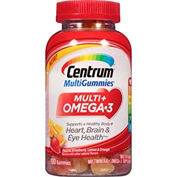 Centrum MultiGummies Vitamins with Omega-3 Fish Oil