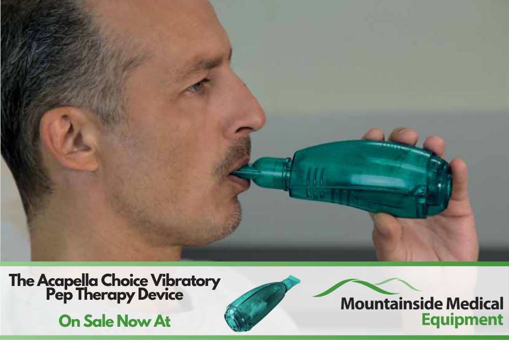 Acapella Choice Vibratory PEP Therapy Device at Mountainside Medical Equipment