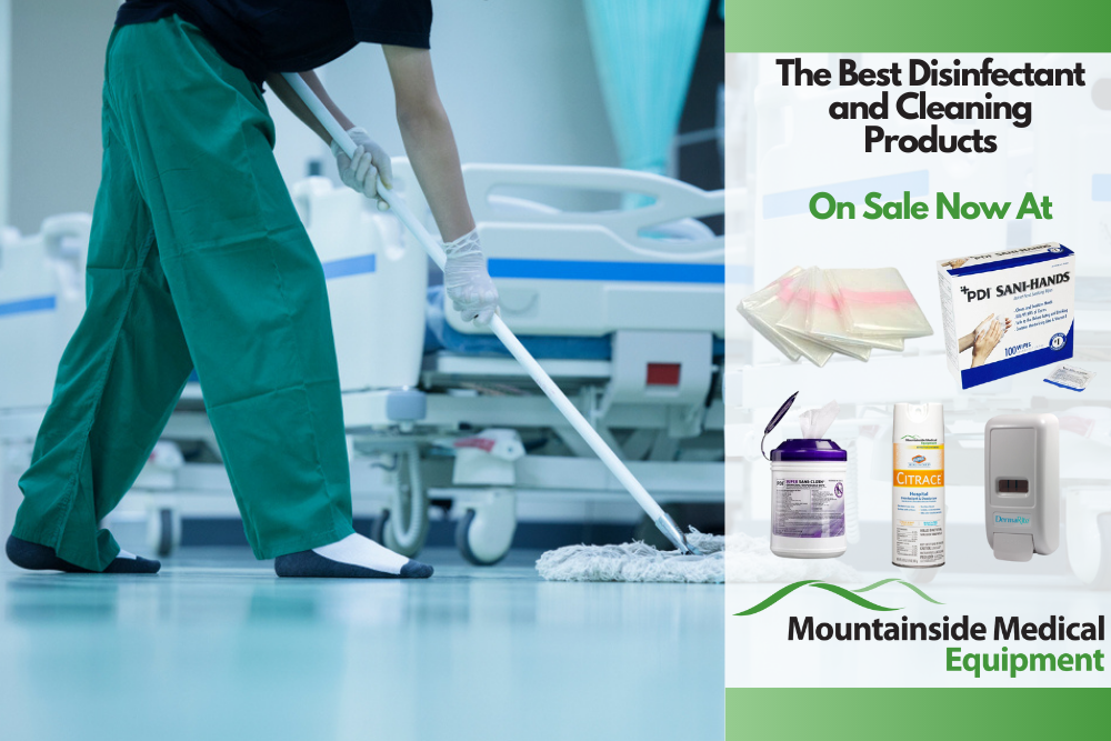 The Best Disinfectant and Cleaning Products at Mountainside Medical Equipment