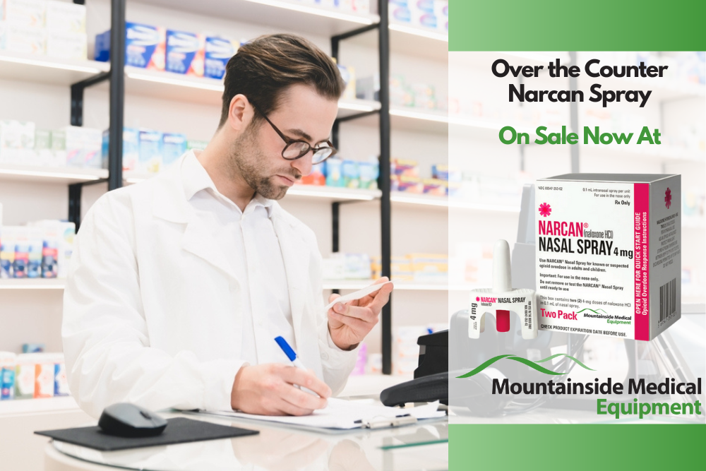 Narcan Spray and Other Great Emergency Naloxone Supplies at Mountainside Medical Equipment