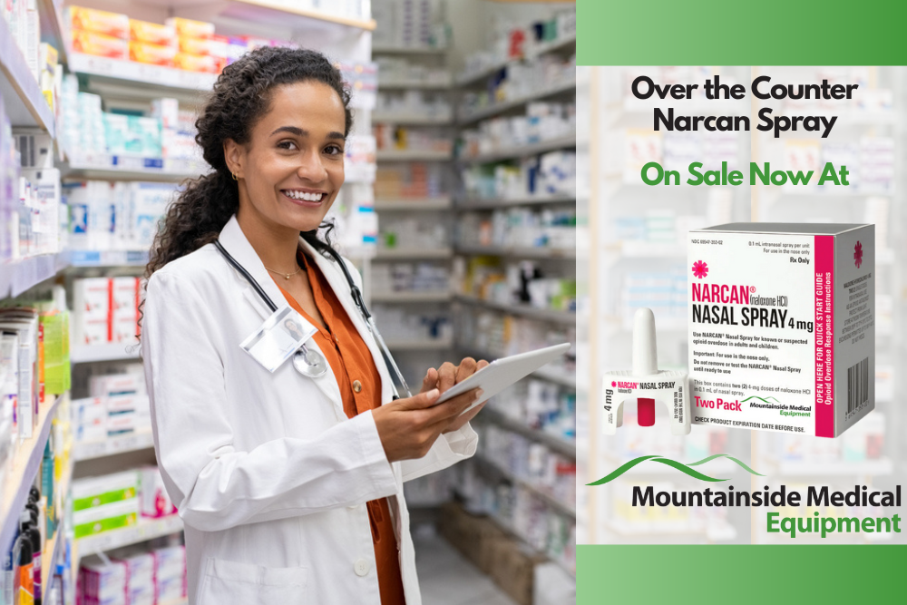 Narcan Spray and Other Great Emergency Naloxone Supplies at Mountainside Medical Equipment