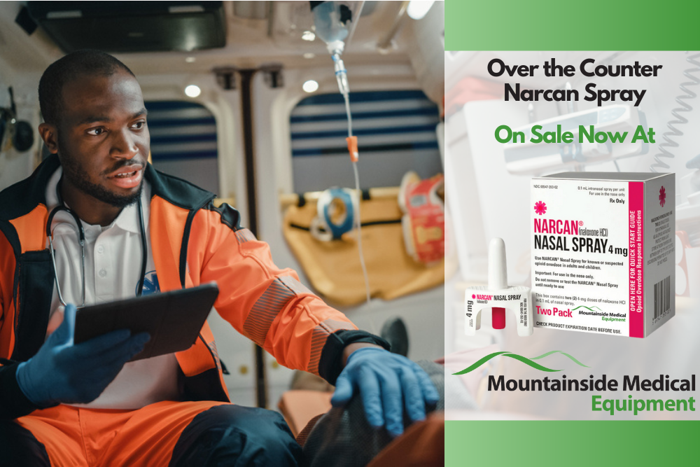 Narcan Spray and Other Great Emergency Naloxone Supplies at Mountainside Medical Equipment