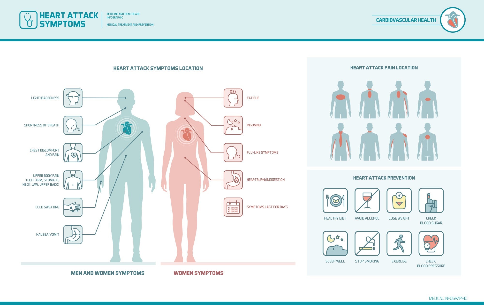 Heart Attack Symptoms in Men and Women