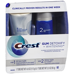 Crest Gum Detoxify + Whitening Two-Step Toothpaste