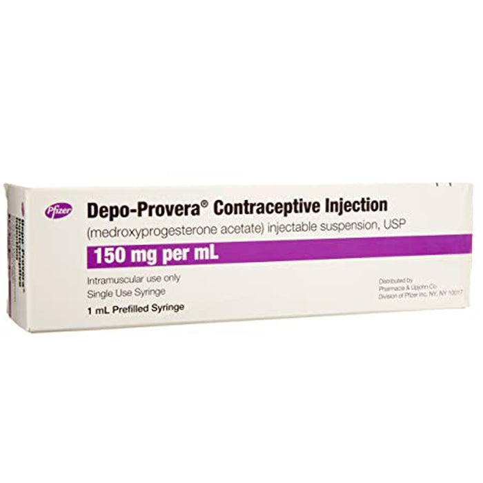 DepoProvera Contraceptive Injection Prefilled Syringe 150 mg/mL Steri